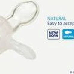 Fopspeen Difrax Newborn Natural Pure | Blossom Roze -Telano-winkel 550x446 2