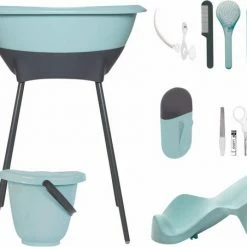 LUMA Babycare LUMA Bad- En Verzorgingsset - Silt Green