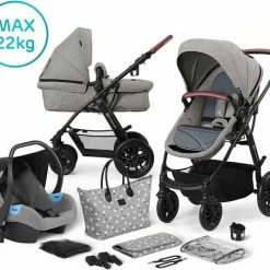 Kinderkraft XMoov 3 In 1 Kinderwagen - Inclusief Autostoel - Grey 35 Kinderkraft XMoov 3 In 1 Kinderwagen - Inclusief Autostoel - Grey -Telano-winkel 550x454 1