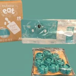 Bubstar Eat - Herbruikbare Moedermelk Bewaarzakjes - 10 Stuks - Borstvoeding Zakjes - Fruithapje Bewaarzakje - Groentehapje Bewaarzakje Met 2x Bijhorende Siliconen Lepel- Schenktuit - 200 Ml - (BPA Vrij) -Telano-winkel 550x455 7