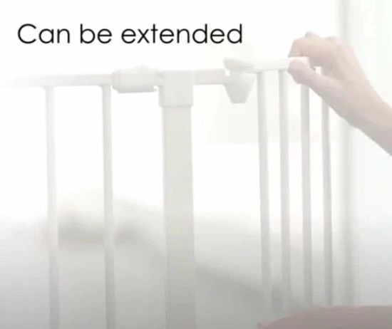 BabyDan Flex Traphekje 2 Deuren, 2x33cm 218cm Wit 6 BabyDan Flex Traphekje 2 Deuren, 2x33cm 218cm Wit - Afbeelding 6