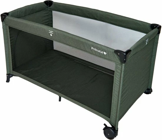 Prénatal Campingbedje Luxe Met Draagtas - Campingbed 120 X 60 Cm - Donkergroen 3 Prénatal Campingbedje Luxe Met Draagtas - Campingbed 120 X 60 Cm - Donkergroen - Afbeelding 3