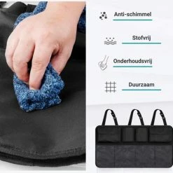 TIKKENS Auto Organizer Kofferbak - Autostoel Organizer - Koffer Organizer - Zwart - Universeel -Telano-winkel 550x480 4