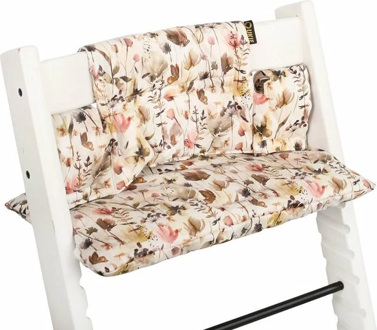 Ukje Kussenset - Geschikt Voor Stokke Tripp Trapp Kinderstoel - Geplastificeerd - Wilde Bloemen 4 Ukje Kussenset - Geschikt Voor Stokke Tripp Trapp Kinderstoel - Geplastificeerd - Wilde Bloemen - Afbeelding 4