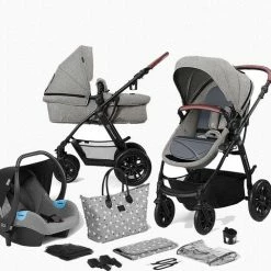 Kinderkraft XMoov 3 In 1 Kinderwagen - Inclusief Autostoel - Grey