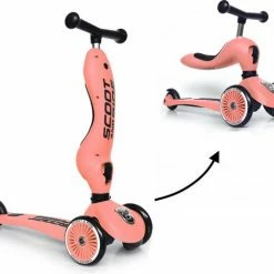 Scoot & Ride Scoot And Ride Highwaykick 1 Step - Loopfiets Peach 41 Scoot & Ride Scoot And Ride Highwaykick 1 Step - Loopfiets Peach -Telano-winkel 550x483 2