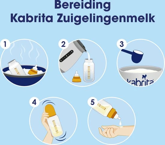 Kabrita 1 Zuigelingenmelk - Zuigelingenvoeding 0-6 Maanden - 800g 4 Kabrita 1 Zuigelingenmelk - Zuigelingenvoeding 0-6 Maanden - 800g - Afbeelding 4