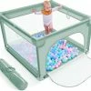 INSMA Grondbox - S Vierkant Speelbox - 90x90x68cm Playpen - Babybox - Kinderbox Voor Peuter En Kind - Groen -Telano-winkel 550x487 2