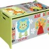 Playwood - Houten Gekleurde Speelgoedkist Wilde Dieren - Opbergkist -Telano-winkel 550x491 4