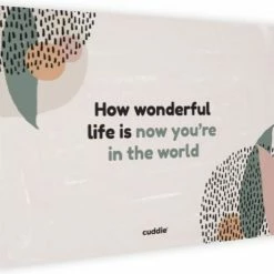 Cuddie Baby Draagdoek - Premium Organic Baby Draagdoek Gemaakt Van Bio Katoen - Newborns Tot 15 Kg - Baby Cadeau - Met Wenskaart - Olive -Telano-winkel 550x492 5