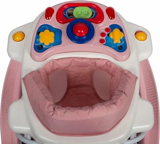 Baninni Loopstoel Classic 2-in-1 Pastel Pink 2 Baninni Loopstoel Classic 2-in-1 Pastel Pink - Afbeelding 2