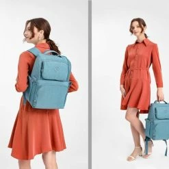 Bagwise - Luiertas - Rugzak - Verzorgingstas - Baby Rug Tas - Diaper Backpack - Unisex - Crinkle Nylon - 25 LT - Zwart - -Telano-winkel 550x497 3