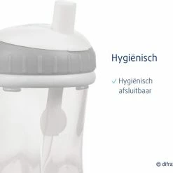 Difrax Rietjesbeker Antilek - 250 Ml - Donkerblauw/Mosterd -Telano-winkel 550x498 1