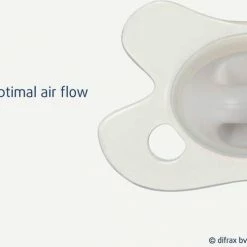 Fopspeen Difrax Newborn Natural Pure | Blossom Roze -Telano-winkel 550x501 4