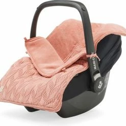 Jollein Voetenzak Voor Autostoel & Kinderwagen - Spring Knit - Chestnut -Telano-winkel 550x503 4