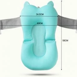 Dennepark Babybadje - Peuterbadje - Opvouwbaar - Incl. Baby Badkussen - 84 Cm Lang - 0 Tot 5 Jaar - Blauw -Telano-winkel 550x504