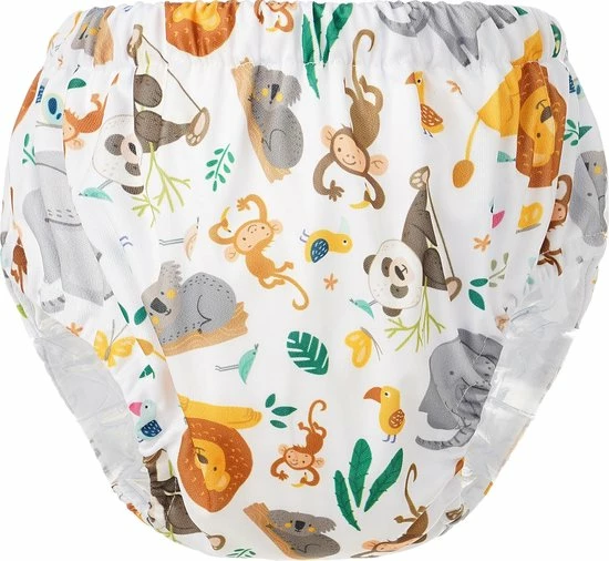 HappyBear - Oefenbroekje Wilde Dieren | 2-4 Jaar - Onesize - Zindelijkheidstraining - Potjestraining 1 HappyBear - Oefenbroekje Wilde Dieren | 2-4 Jaar - Onesize - Zindelijkheidstraining - Potjestraining