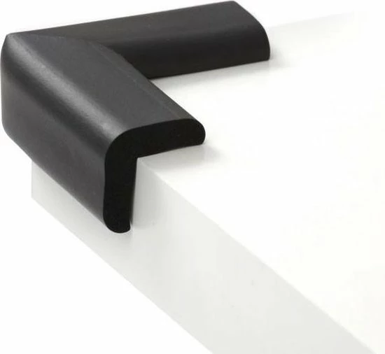 Jippie's - Tafelhoekjes Foam - 4 Stuks - Zwart 4 Jippie's - Tafelhoekjes Foam - 4 Stuks - Zwart - Afbeelding 4