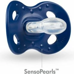 Bibi Happiness Bohemian Duo Dental Fopspeen 16 Maanden Plus Oranje, Wit -Telano-winkel 550x508 1