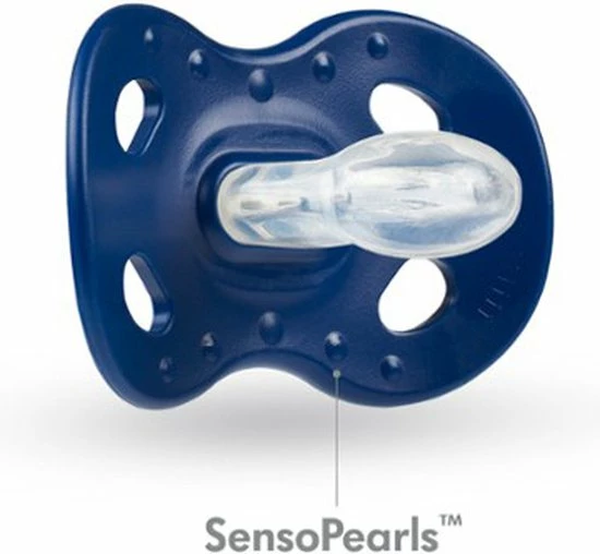 Bibi Happiness Glow In The Dark Dental Fopspeen 16 Maanden Plus Blauw 5 Bibi Happiness Glow In The Dark Dental Fopspeen 16 Maanden Plus Blauw - Afbeelding 5