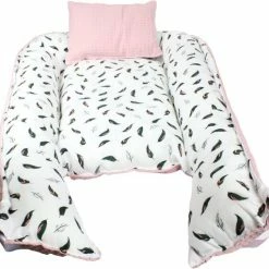 Hibaby Babynest - 90x57cm - Roze Met Printje - Inclusief Kussen 8 Hibaby Babynest - 90x57cm - Roze Met Printje - Inclusief Kussen -Telano-winkel 550x511 2