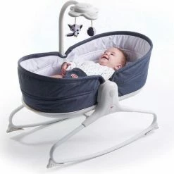 Tiny Love Rocker Napper 3-in-1 Wipstoel - Blue Jeans -Telano-winkel 550x513
