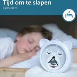 Zazu Bobbie Slaaptrainer - Analoge Kinderwekker Met Tikkend Geluid - Wit -Telano-winkel 550x513 5