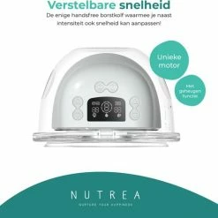 Nutrea EasyFlow Elektrische Draadloze Borstkolf 24 Mm Handsfree Borstkolf Oplaadbare Accu Snelheid Aanpasbaar -Telano-winkel 550x518