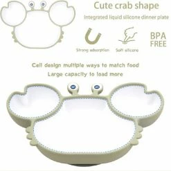 LuxeBass Siliconen Baby Bord Met Zuignap | Onbreekbaar Bordje Met Vakkenvoor Kinderen | Eetbord Kinderbord Geschikt Voor Peuters En Kleuters | Roze -Telano-winkel 550x524 7