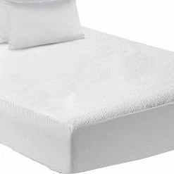 Princessmatrassen Waterdicht Matrasbeschermer-Hoeslakenbadstof-Antibacteri El-Rondom Elastiek -Wit - Baby-Ledikant-60x120-cm -Telano-winkel 550x528 2