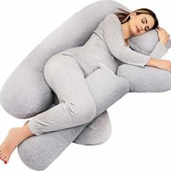 Osteomedix Zwangerschapskussen - Afneembaar Ontwerp - Met EXTRA Rugsteun Kussen - Afneembare Hoes - Ondersteuning Voor Rug, Heupen, Benen, Buik Voor Zwangere Vrouwen - Voedingskussen -Telano-winkel 550x528