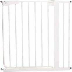 BabyDan Traphekje Deurhekje Klemhekje Danamic 73-87 Cm Incl 1 Ext Wit Metaal