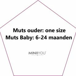 Merkloos Matching Ouder Baby (3-24 Mnd) Winter Muts Pompom - Beige -Telano-winkel 550x533 13