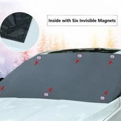 Elite Elements Zonwering Auto UV Bescherming - Zonnescherm Auto Voorruit - Luxe Anti Vries Deken Auto Magnetisch - 210 Cm X 122 Cm - Baby - Antivries Deken - Vorstdeken - IJsdeken Voorruit Auto - Auto Accessories - Auto Accessoires - Universeel -Telano-winkel 550x535