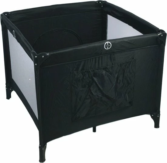 Ding Deluxe Inklapbare Box - Babybox - Zwart - Incl. Bodemverhoger 4 Ding Deluxe Inklapbare Box - Babybox - Zwart - Incl. Bodemverhoger - Afbeelding 4