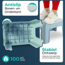 BUDDLEY Opstapje Blauw Wit 21cm Krukje Kinderen Krukje Opstapkrukje Keuken Krukje Badkamer Toilet Opstapje Kind Opstapjes Volwassenen Opstapje Keuken Trapje 11 BUDDLEY Opstapje Blauw Wit 21cm Krukje Kinderen Krukje Opstapkrukje Keuken Krukje Badkamer Toilet Opstapje Kind Opstapjes Volwassenen Opstapje Keuken Trapje -Telano-winkel 550x538 10