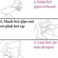 Helofa Gipsbuik Pakket - Met 12 Kleuren Verf En Kwasten 4 Rollen Extra Groot En Sterk Gipsverband Niet Toxisch - Baby Buik Zwanger -Telano-winkel 550x539 7