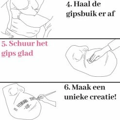 Helofa Gipsbuik Pakket - Met 12 Kleuren Verf En Kwasten 4 Rollen Extra Groot En Sterk Gipsverband Niet Toxisch - Baby Buik Zwanger -Telano-winkel 550x544 12