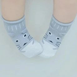 Merkloos Babysokken - Poesje - Katoen - Antislip - 0-12 Maanden - Babysokjes - Baby Slofjes - Kraamcadeau - Baby Cadeau -Telano-winkel 550x545 7