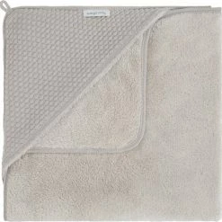 Baby's Only Gebreide Wikkeldeken - Omslagdoek Baby Sky - Teddy Voering - Urban Taupe - 75x75 Cm - Geschikt Voor Drie- En Vijfpuntsgordel