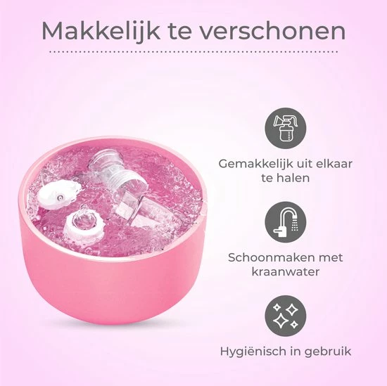 Nuvance - Dubbel Draagbare Elektrische Borstkolf - Inclusief Melkfles - 300ml - Handkolf - Kolfapparaten - Borstvoeding - 18 Standen - BPA Vrij 6 Nuvance - Dubbel Draagbare Elektrische Borstkolf - Inclusief Melkfles - 300ml - Handkolf - Kolfapparaten - Borstvoeding - 18 Standen - BPA Vrij - Afbeelding 6