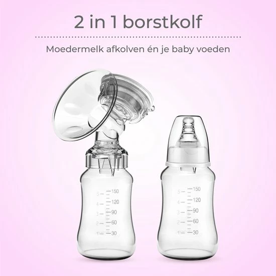 Nuvance - Dubbel Draagbare Elektrische Borstkolf - Inclusief Melkfles - 300ml - Handkolf - Kolfapparaten - Borstvoeding - 18 Standen - BPA Vrij 7 Nuvance - Dubbel Draagbare Elektrische Borstkolf - Inclusief Melkfles - 300ml - Handkolf - Kolfapparaten - Borstvoeding - 18 Standen - BPA Vrij - Afbeelding 7