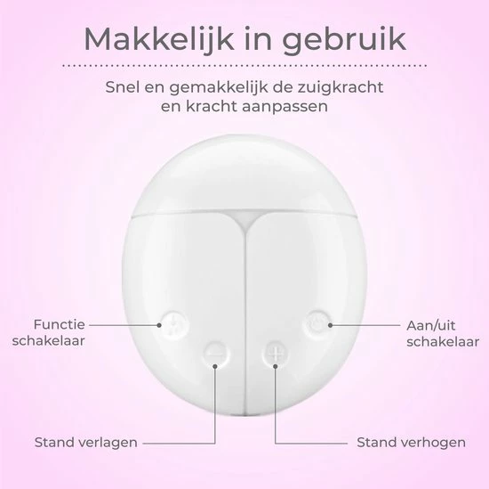 Nuvance - Dubbel Draagbare Elektrische Borstkolf - Inclusief Melkfles - 300ml - Handkolf - Kolfapparaten - Borstvoeding - 18 Standen - BPA Vrij 8 Nuvance - Dubbel Draagbare Elektrische Borstkolf - Inclusief Melkfles - 300ml - Handkolf - Kolfapparaten - Borstvoeding - 18 Standen - BPA Vrij - Afbeelding 8