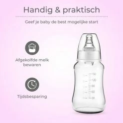 Nuvance - Dubbel Draagbare Elektrische Borstkolf - Inclusief Melkfles - 300ml - Handkolf - Kolfapparaten - Borstvoeding - 18 Standen - BPA Vrij 13 Nuvance - Dubbel Draagbare Elektrische Borstkolf - Inclusief Melkfles - 300ml - Handkolf - Kolfapparaten - Borstvoeding - 18 Standen - BPA Vrij -Telano-winkel 550x549 9