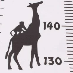 MINIIYOU Groeimeter Babykamer Savanne Kinderkamer - Canvas Meetlat Kind - Hout - 200x20 Cm - Decoratie Meetlint - Wanddecoratie -Telano-winkel 550x550 111