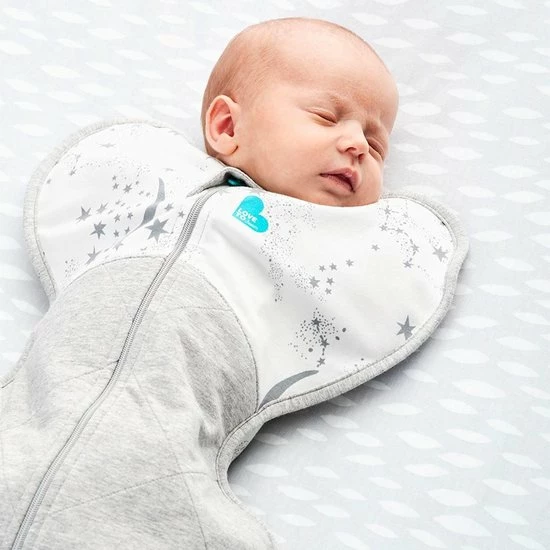 Love To Dream Babyslaapzak Swaddle Up - Inbakeren - Baby 3-6 Maanden - 6-8.5 Kg - Winter - Wit 4 Love To Dream Babyslaapzak Swaddle Up - Inbakeren - Baby 3-6 Maanden - 6-8.5 Kg - Winter - Wit - Afbeelding 4