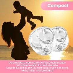 Hunnybunny Dubbele Borstkolf Electrisch 12 Standen Borstkolf Handsfree Kolven - 2x 180 Ml -Telano-winkel 550x550 147