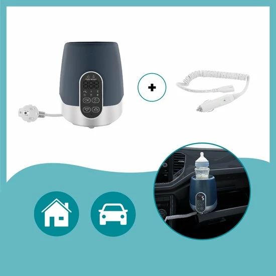 Babymoov Babyvoeding & Flessenverwarmer NutriSmart (Thuis & Auto) Blauw 7 Babymoov Babyvoeding & Flessenverwarmer NutriSmart (Thuis & Auto) Blauw - Afbeelding 7