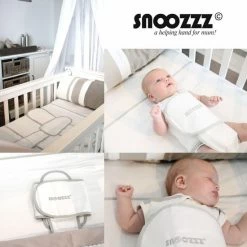 Snoozzz Slaapwikkel Regular - Baby Slaaphulp - Voorkomt Voorkeurshouding - Geschikt Voor Wieg En Ledikant - 0+ Maanden - Wit/Grijs - 180 X 50 Cm -Telano-winkel 550x550 171