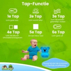 Kadoing Koala Nachtlamp (Groot) - Met TAP-ON & Afstandsbediening - Oplaadbaar - Lamp - Baby - Babyshower - Gender Reveal Cadeau - Kraamcadeau - Babykamer - Kinderen - Kinderkamer - Speelgoed - Black Friday 2022 - Schoencadeautjes Sinterklaas - Kerst -Telano-winkel 550x550 213